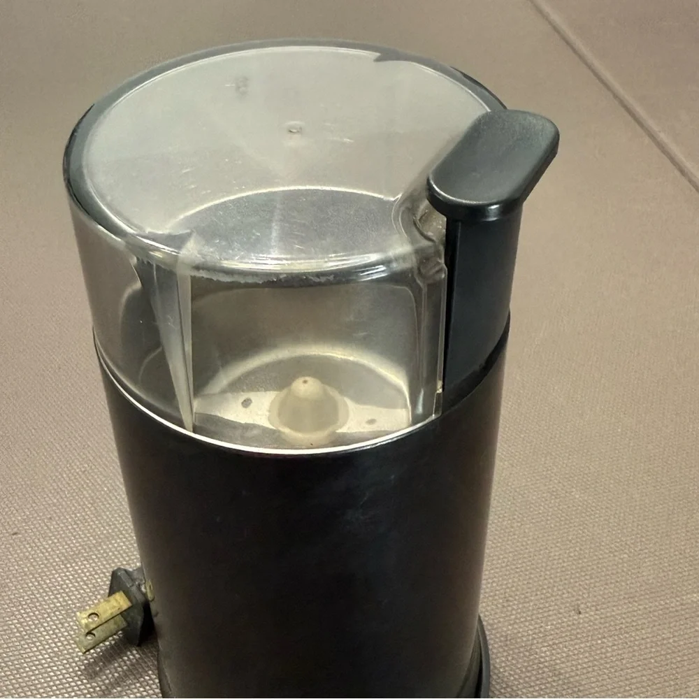 Braun Electric‎ Coffee Grinder Black Cord Storage Tested Works